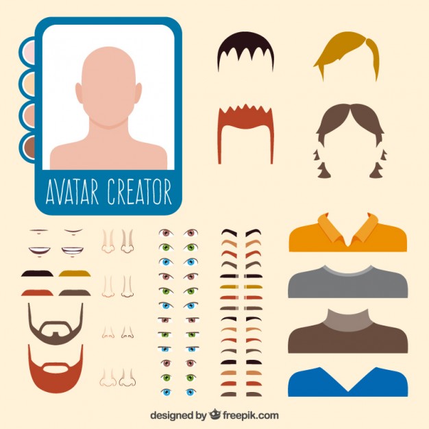 626x626 Man Avatar Creator Vector Free Download