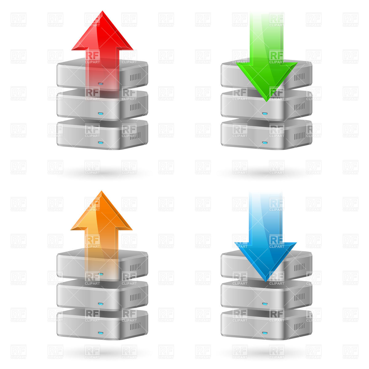 1200x1200 Database Backup Icon With Upload And Download Arrows Vector Image
