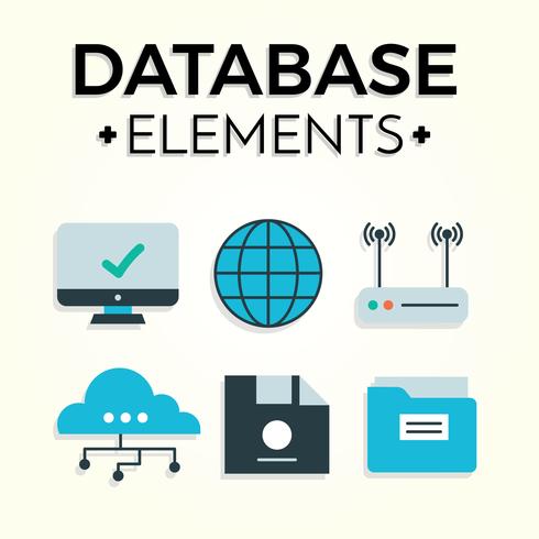 490x490 Free Database Elements Vector