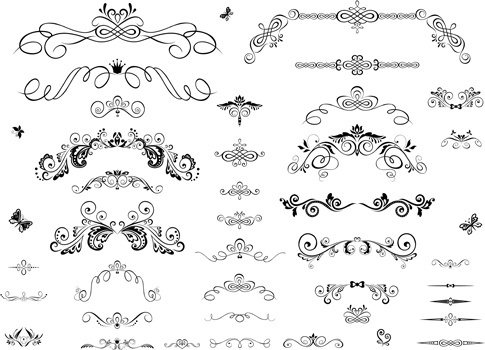 485x350 Decorative Scroll Work Border Free Vector Download (27,991 Free