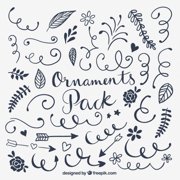 626x626 Free Vector Decorative Borders Ornaments Pack Vector