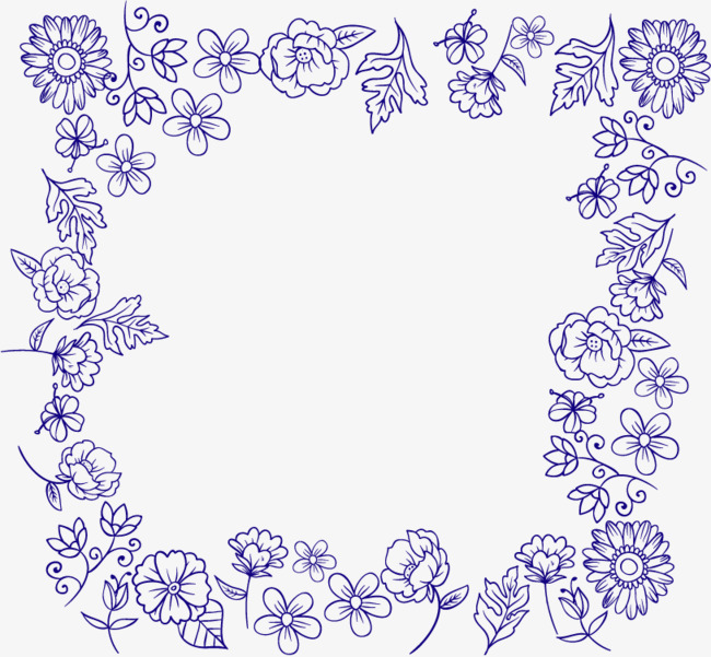 650x601 Vector Floral Decorative Borders, Floral Vector, Decorative Vector