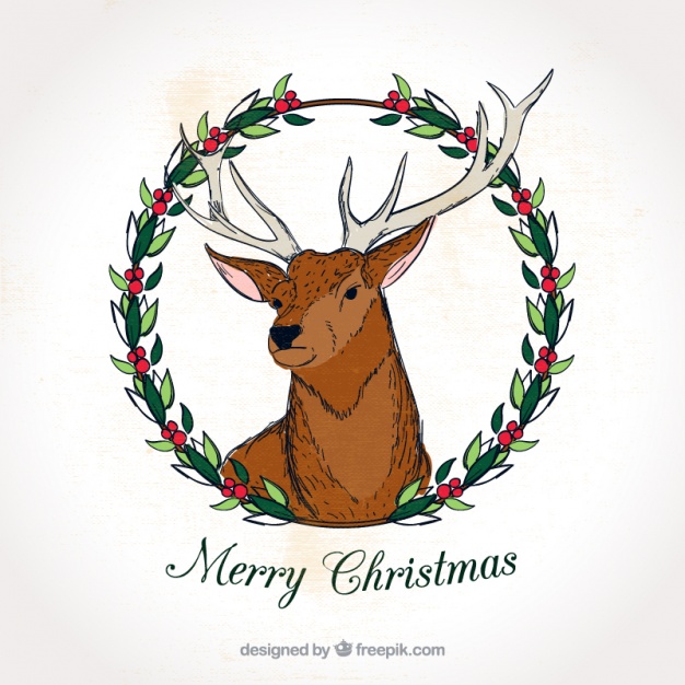 626x626 Drawn Antler Free Vector Deer 18
