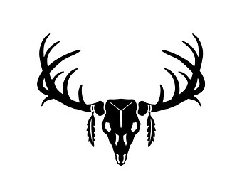 340x270 Vector Deer Antler Clip Art Clipart Panda