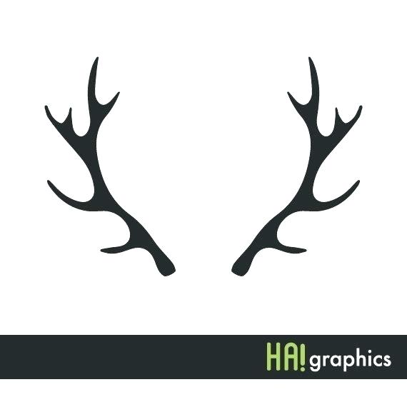 570x570 Collection Of Free Deer Antler Silhouette Download Them And Try