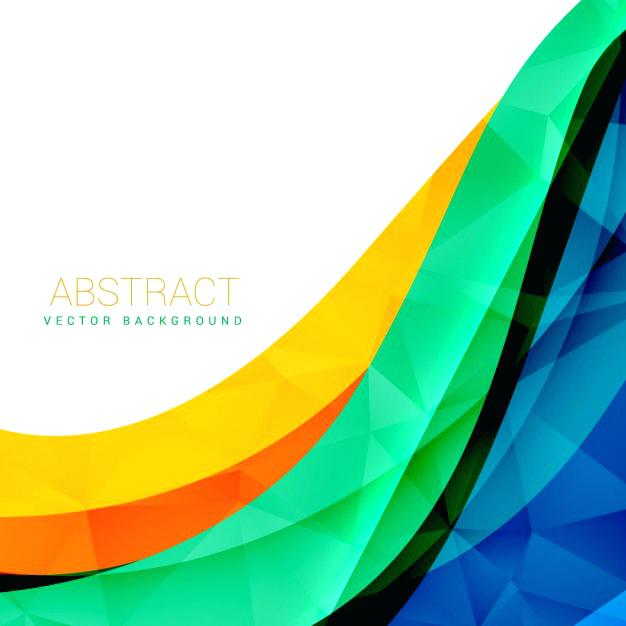 626x626 Waves Design Abstract Colorful Wave Vector Design Background Free