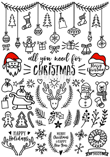 350x500 Christmas Vector Design Elements Stock Image And Royalty Free