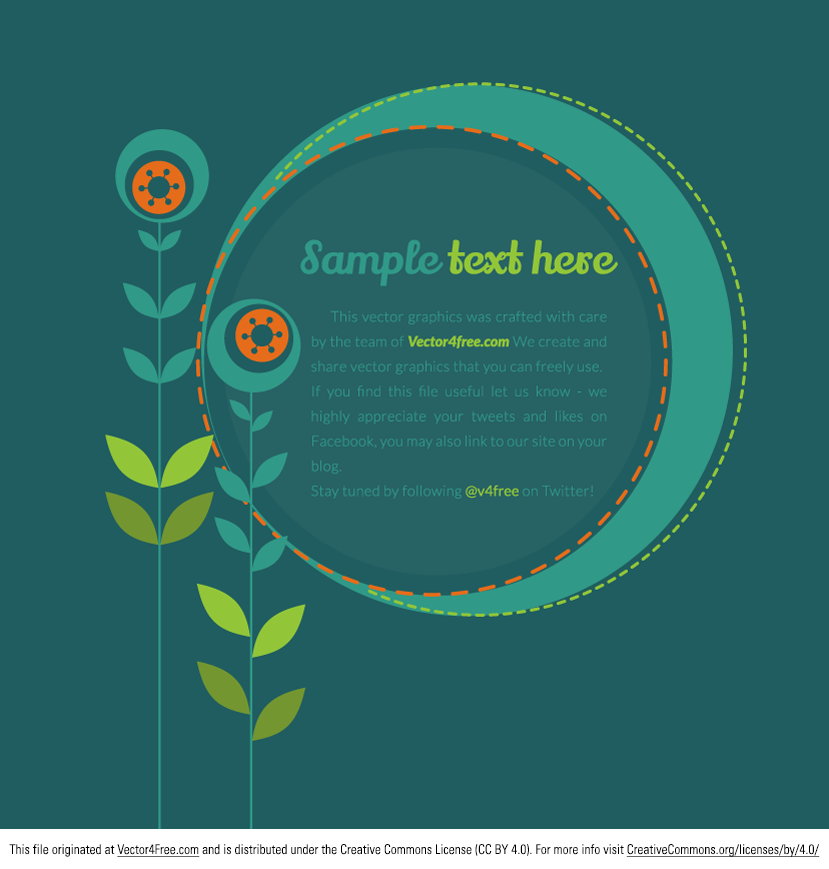 829x869 Flower Banner Free Vector