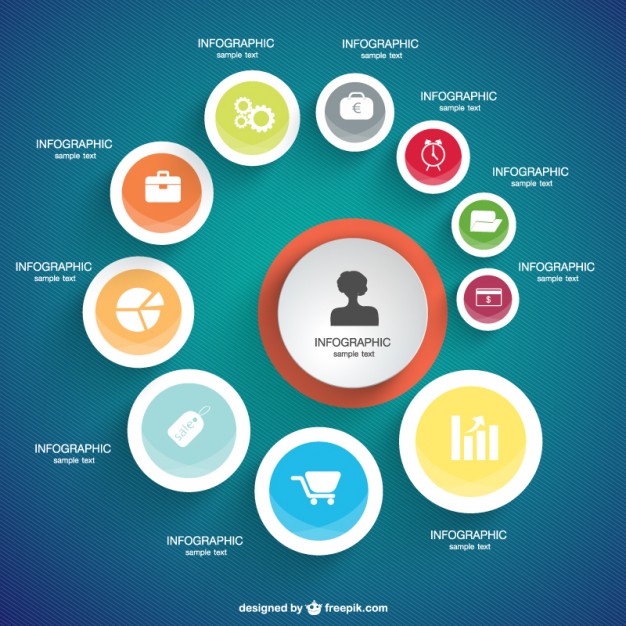 626x626 Infographic Template Free Vector Free Vector Download In Ai