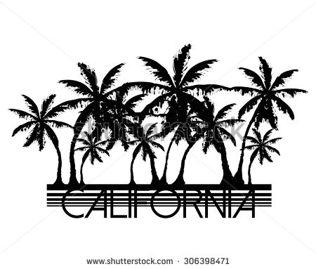 450x383 How To Draw A Palm Tree Silhouette Palm Tree Line Vectors Download
