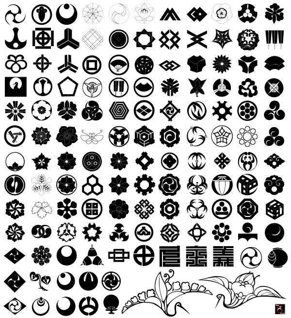 600x655 Free Free Japanese Traditional Elements Vector Set Psd Files