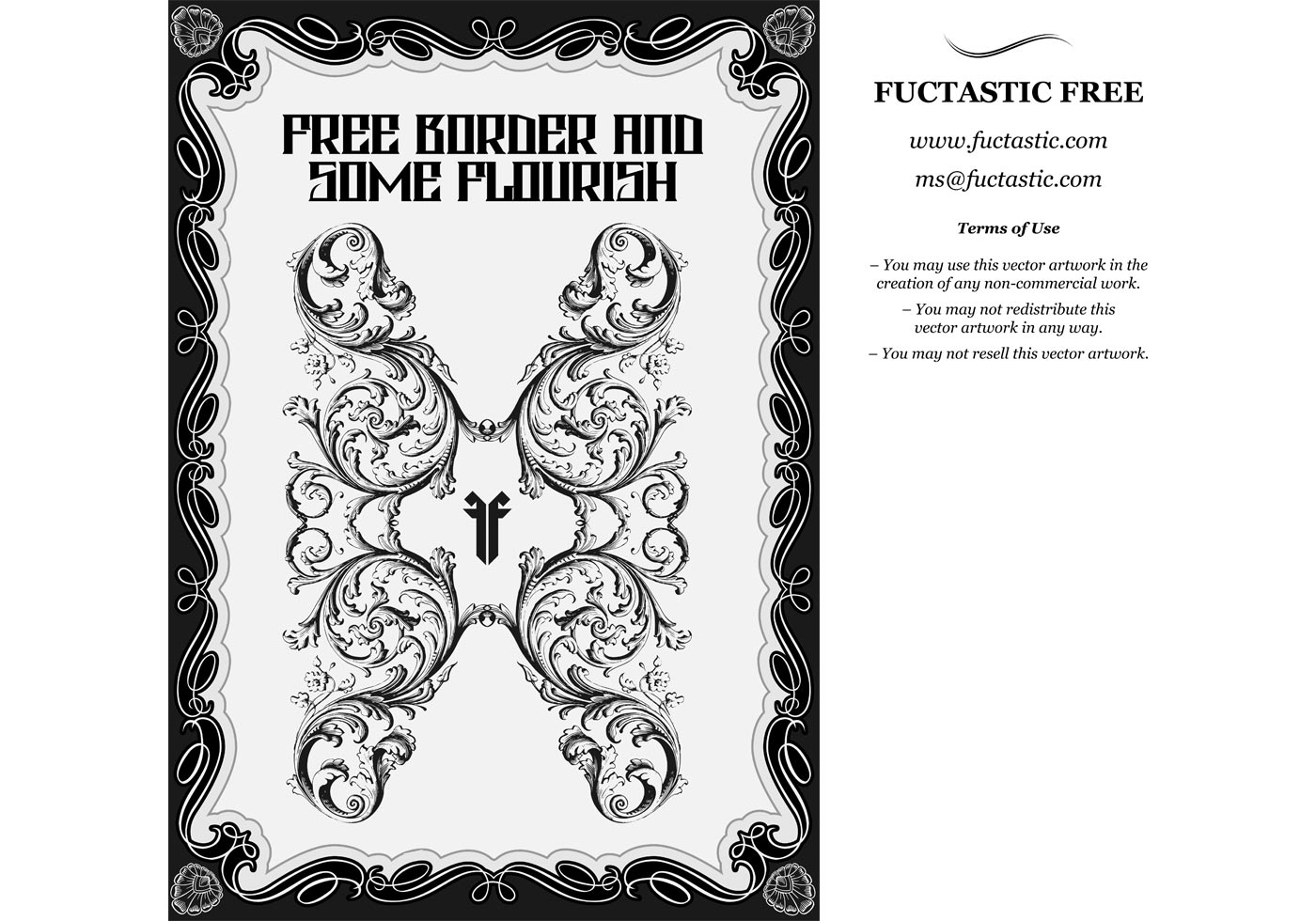 1400x980 Free Borders And Vector Flourishes