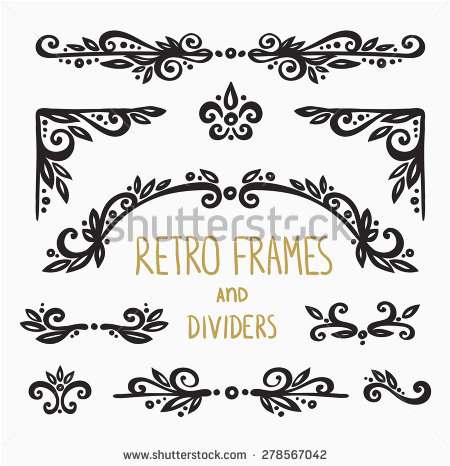 450x466 Free Vector Flourishes And Swirls Awesome Vintage Ornamental