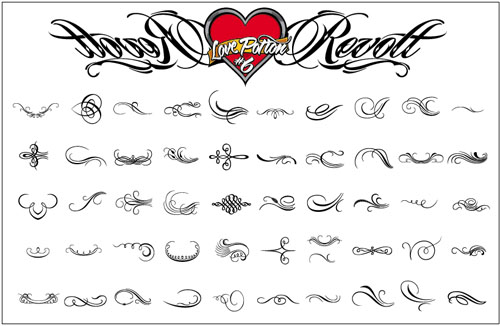 500x326 Vector Flourishes