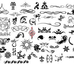 250x220 Flower Image Vector Download Free Vector Art Free Vectors