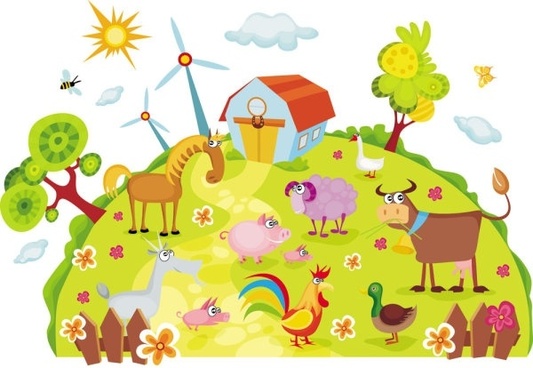 533x368 Farm Free Vector Download (587 Free Vector) For Commercial Use