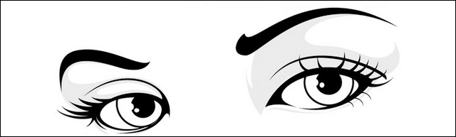 640x193 Cool Free Eye Vector Files