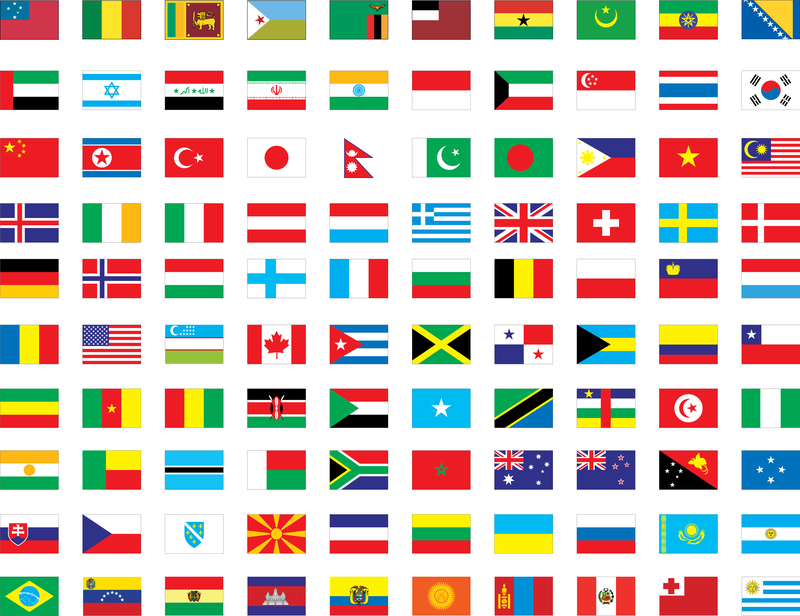 800x616 Free Vector Flags Of The World