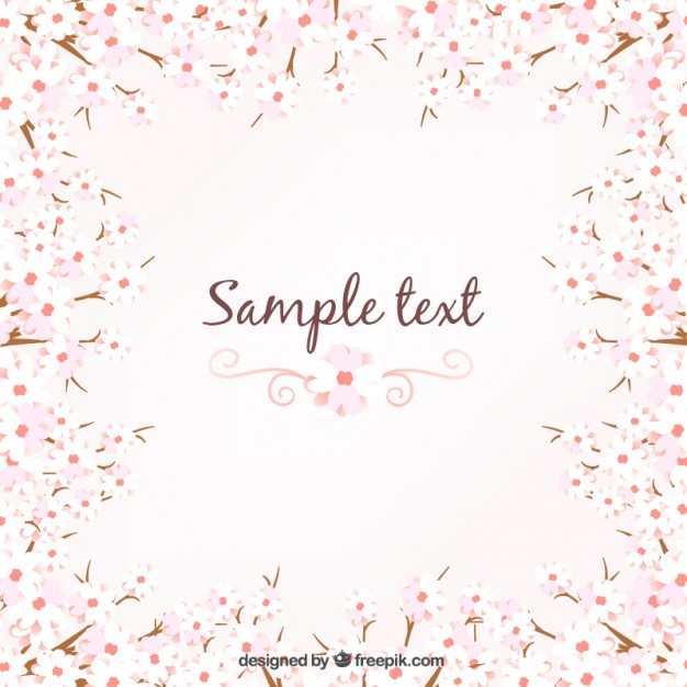 626x626 Floral Background In Spring Style Vector Free Download