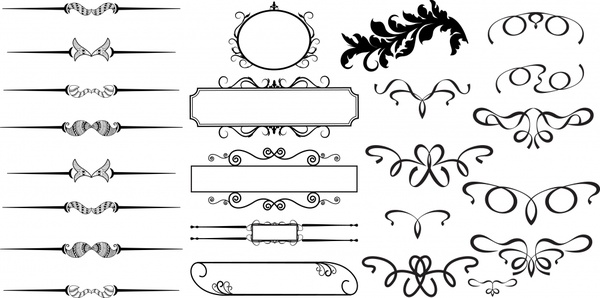 600x298 Vector Floral Border Free Vector In Encapsulated Postscript Eps