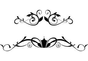 286x200 Floral Border Free Vector Art