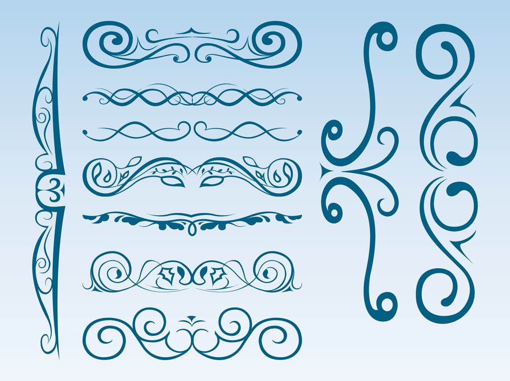 1024x765 Vector Flourishes Vector Art Amp Graphics