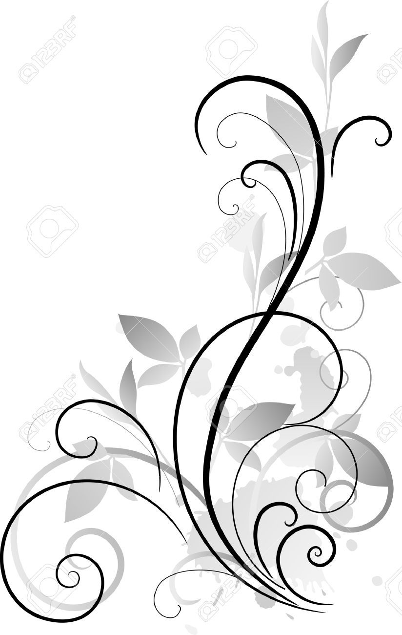 824x1300 Vector Flourishes And Swirls