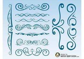 286x200 Calligraphic Flourish Free Vector Art