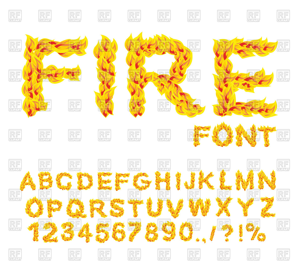 1200x1106 Fire Font, Burning Abc, Fiery Letters Vector Image Vector