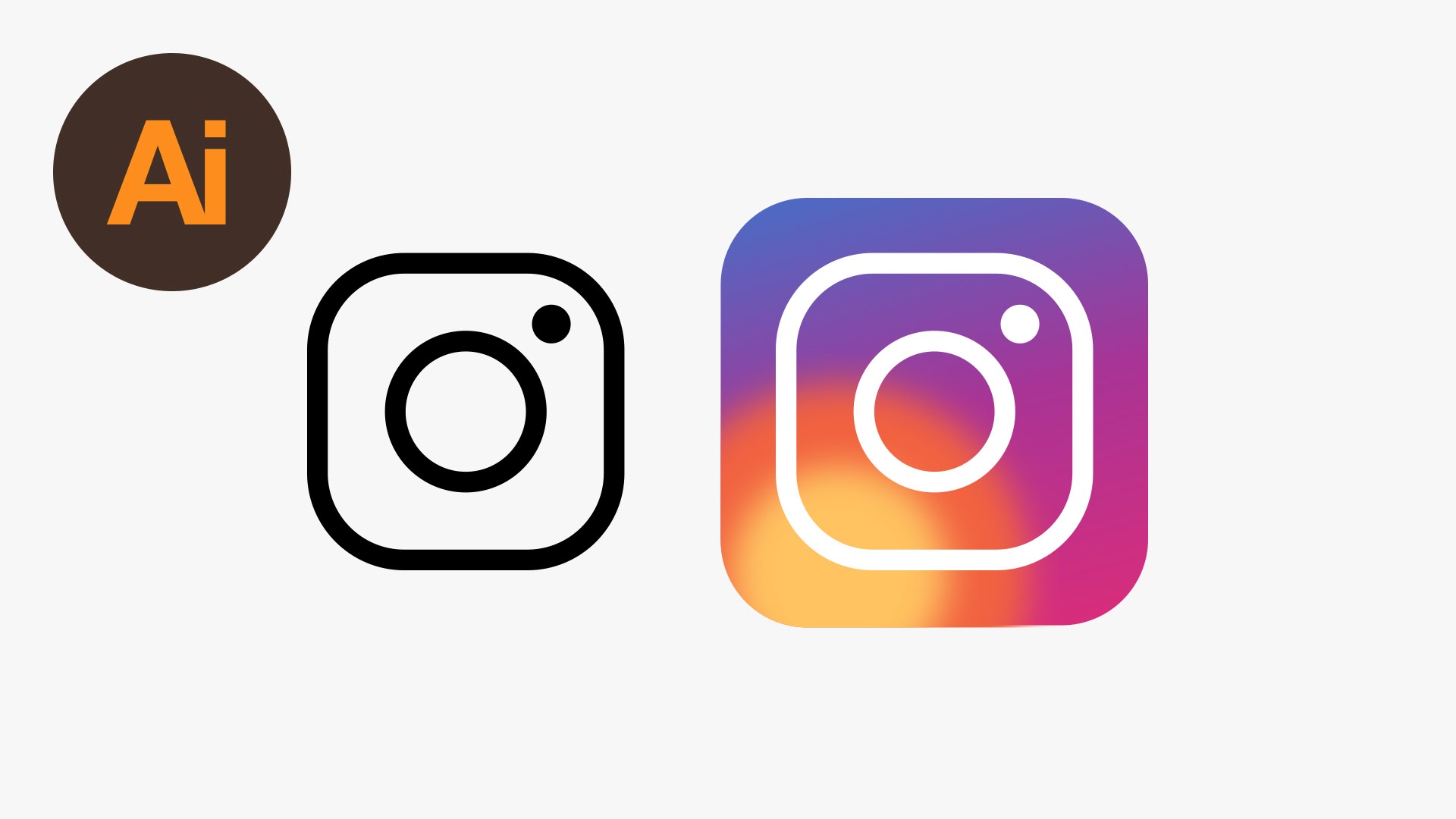 1920x1080 Learn How To Draw The 2016 Instagram Logo In Adobe Illustrator