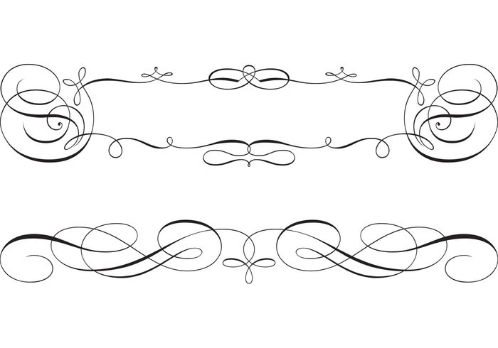 700x490 Free Swirly Scroll Frame And Border Vectors
