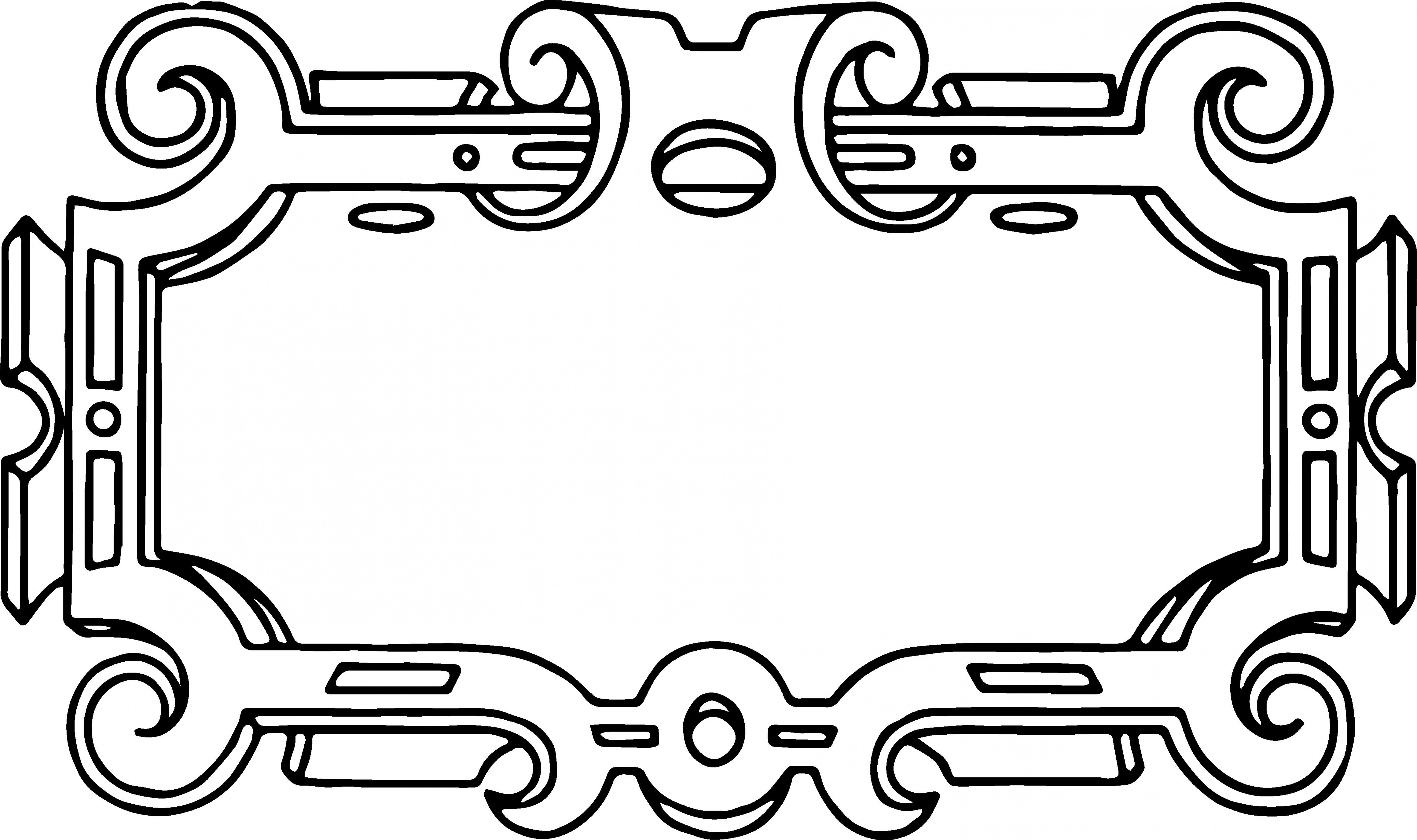 5564x3301 Free Vector Ornate Frame Border Clip Art Image Shopatcloth