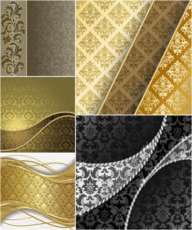 670x800 Ornate Gold Backgrounds Vector Vector Graphics Blog