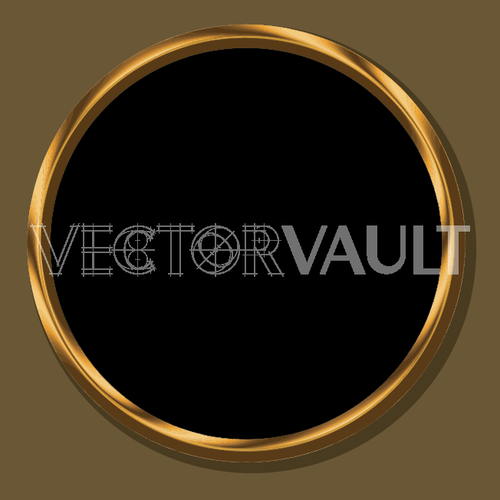 500x500 Buy Vector Gold Ring Frame Icon Logo Graphic Royalty Free Vectors