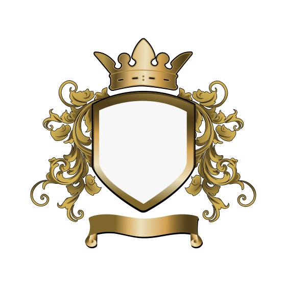 560x560 Free Vector Gold Emblem