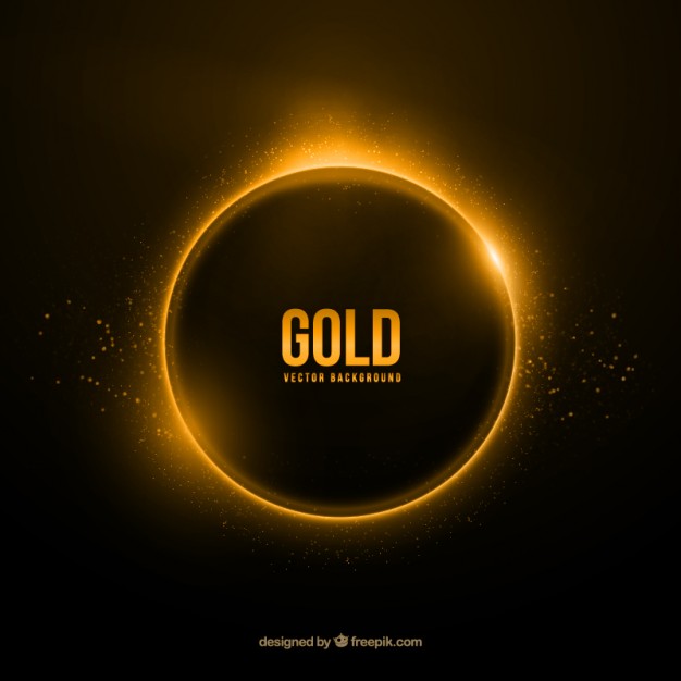 626x626 Gold Ring Background Vector Free Download