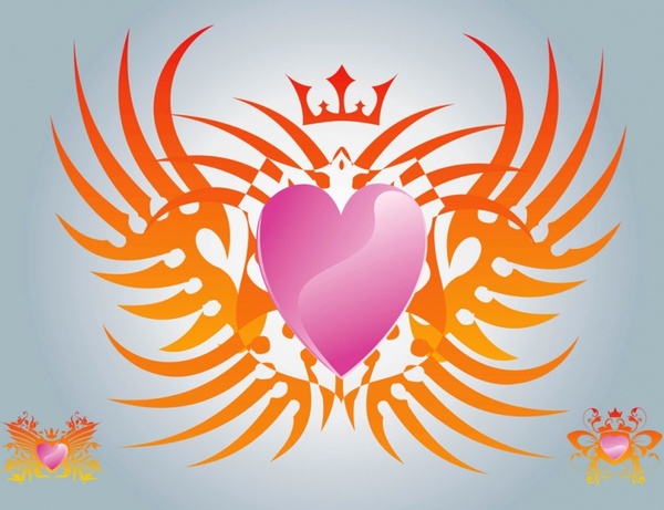 600x461 Free Heart Vector Graphics Free Vector In Adobe Illustrator Ai