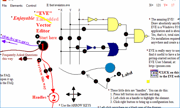 600x360 Free Lightweight Embedded Vector Graphics Editor For Windows