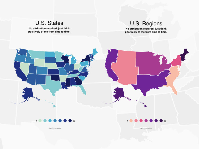800x600 Vector States And Regions Of U.s. Sketch Freebie