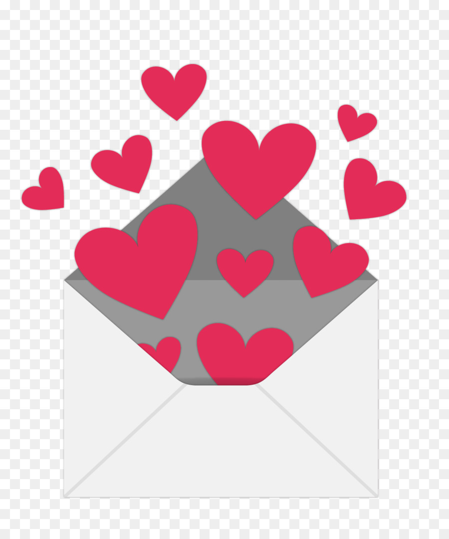 900x1080 Envelope Valentines Day Heart Love Letter