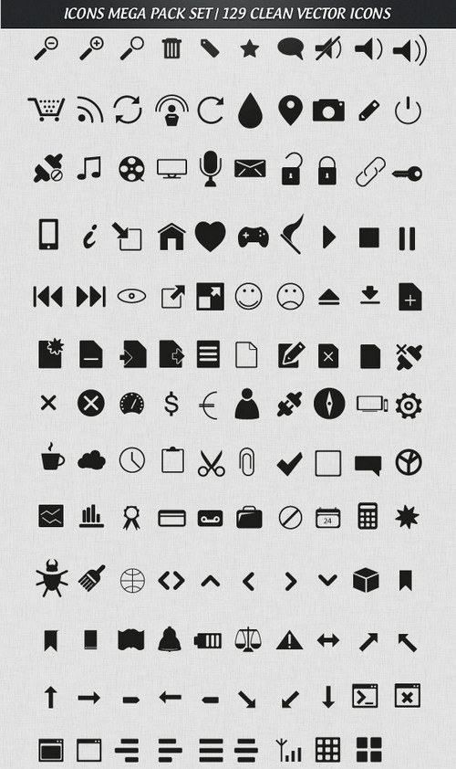 500x842 Free High Quality Vector Web Icon Sets