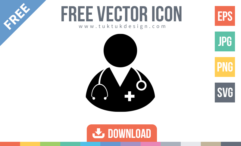 800x486 Doctor Icon Male Person Profile Avatar Free Vector Image