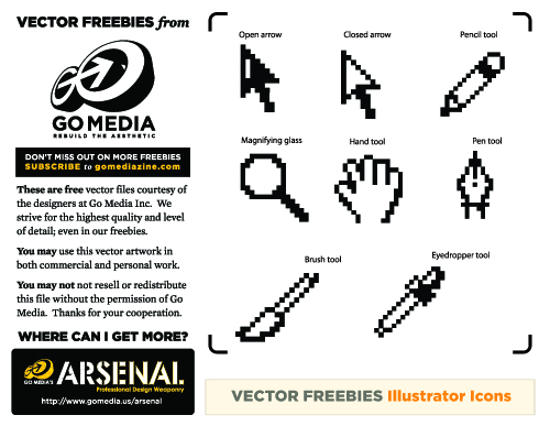 500x387 Vector Freebie Illustrator Icons