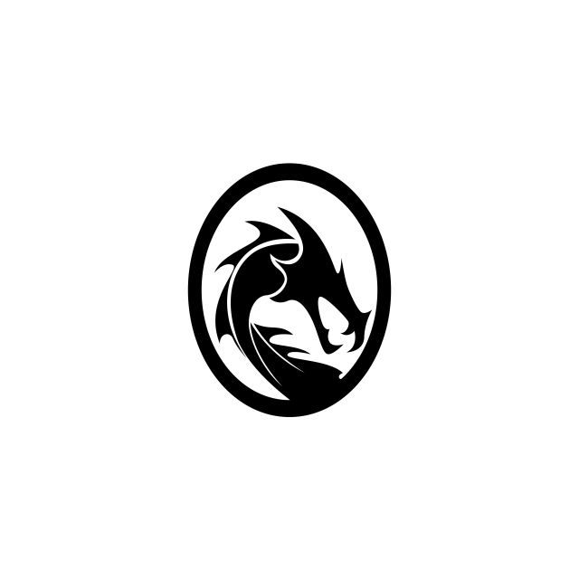 640x640 Dragon Logo Vector Illustration, Advertising, Brand, Chinese Png