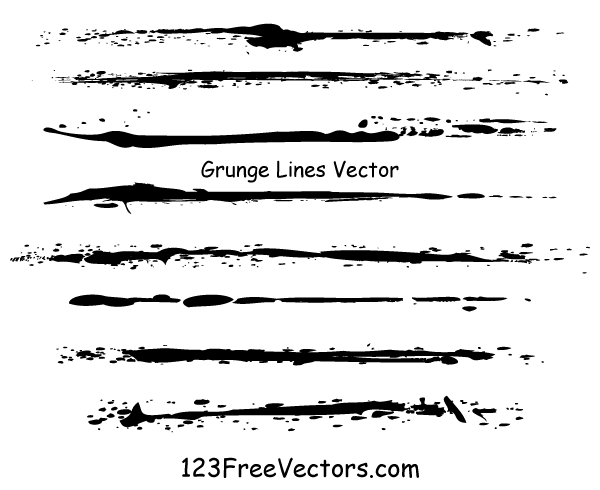 600x490 Grunge Lines Vector Illustrator Free Vectors