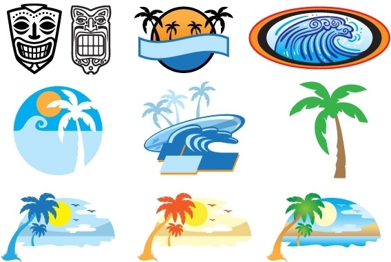 568x380 Hawaii Beach Free Vector In Encapsulated Postscript Eps ( .eps