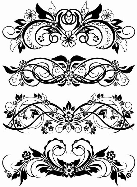 441x600 Vector Floral Ornaments Free Vector In Encapsulated Postscript Eps