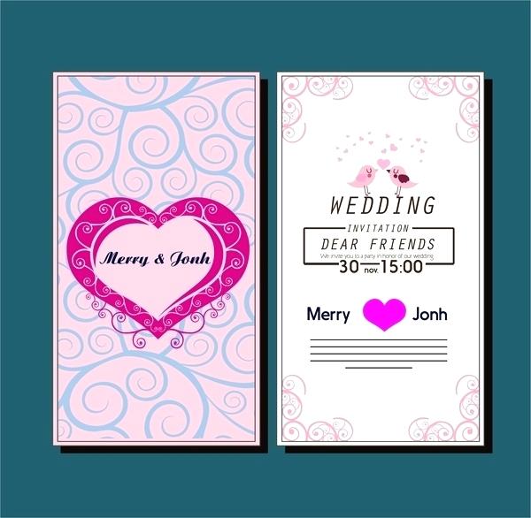 600x586 Wedding Card Template Photoshop Design Free Vector Download For