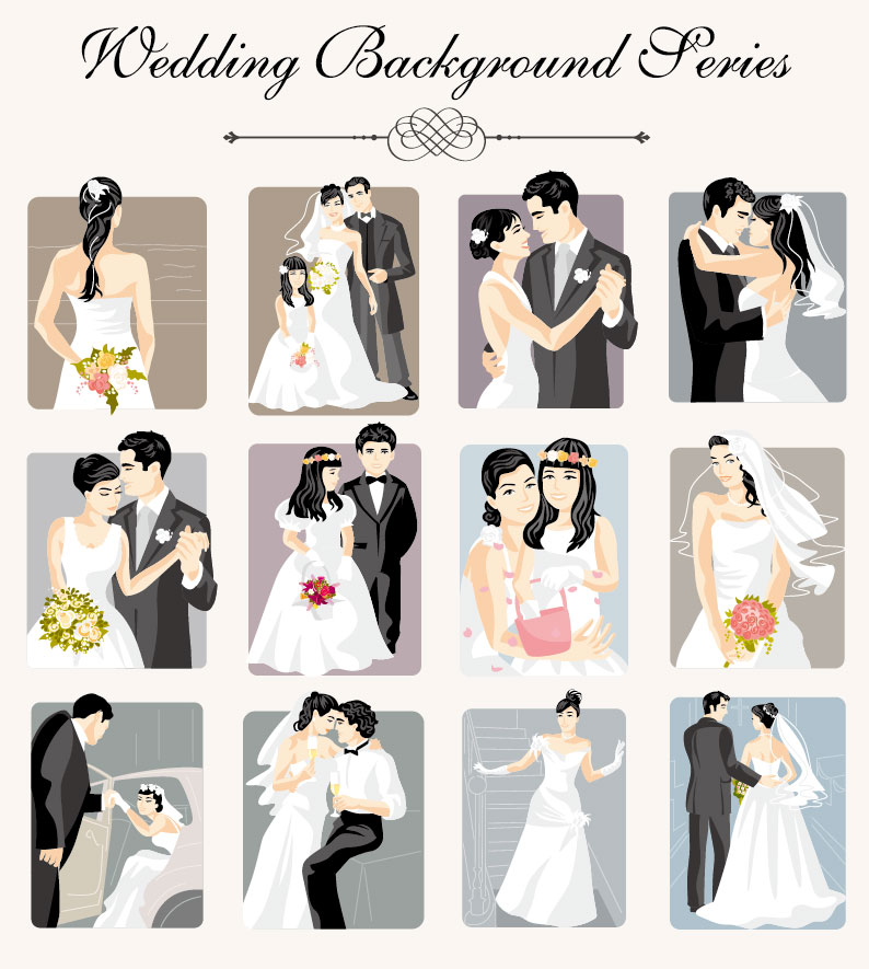 794x885 Free Vector About Adobe Illustrator Vector Wedding Vector Sources