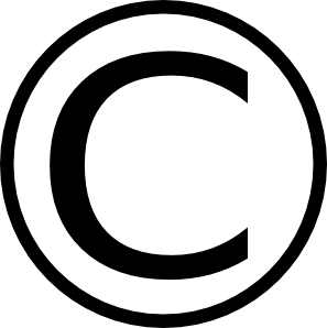 297x298 Copyright Clip Art Free Vector 4vector